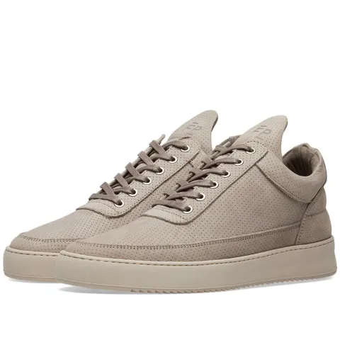 Low Ripple Nubuck Perforted Sneaker