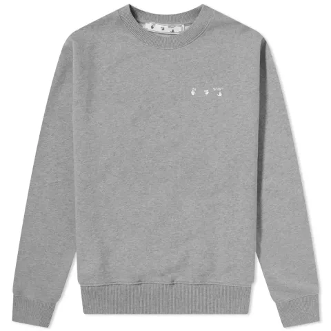 OW Arrow Logo Slim Crew Sweat