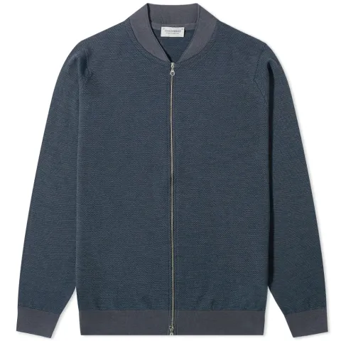 16 Singular Knitted Bomber Jacket