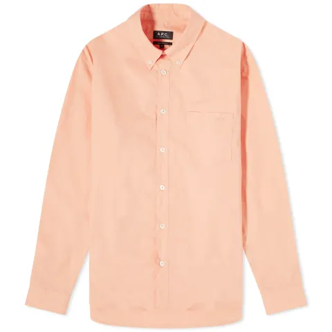 A.P.C. Edouard Button Down Logo Shirt