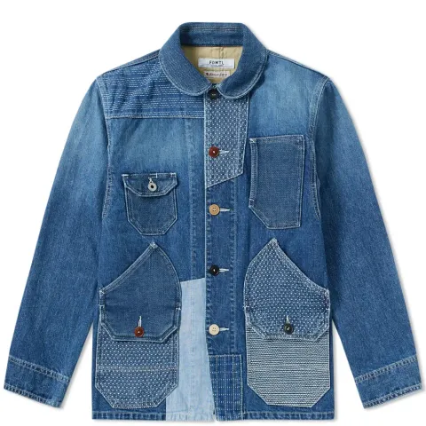 Patchwork Coverall Jacket