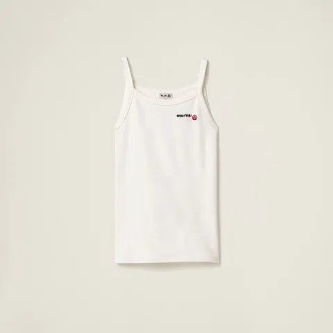 Petit Bateau X Miu Miu stretch jersey top
