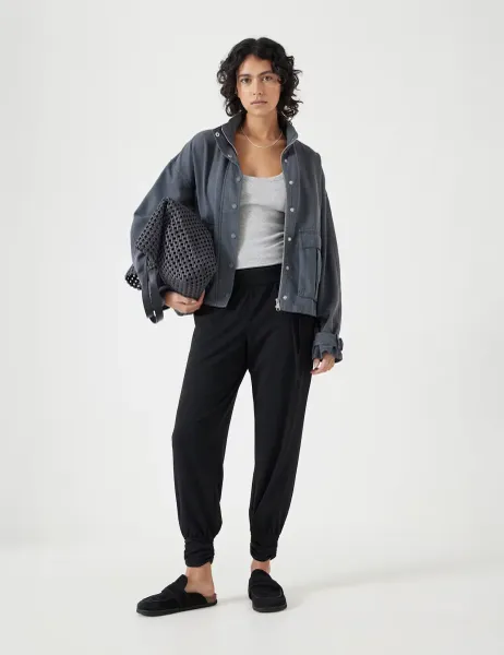 HUSH Cotton Modal Blend Trousers