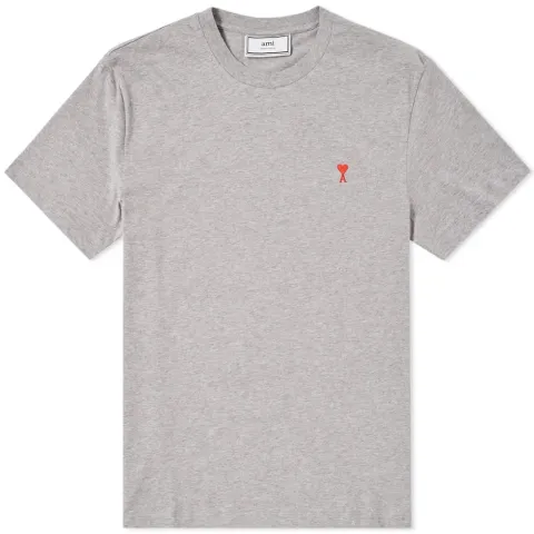 AMI Embroidered Heart Logo Tee