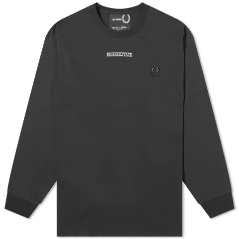 x Raf Simons Embroidered Long Sleeve T-Shirt