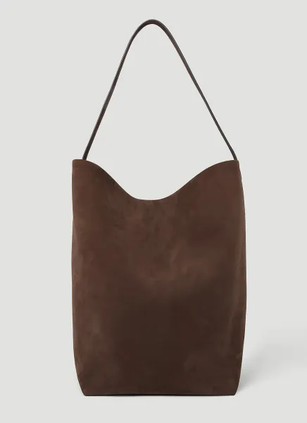 Large N/S Leather Tote Bag