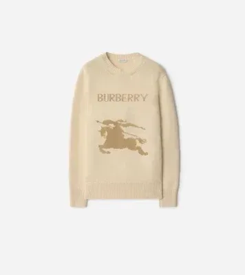 Knight Wool Cashmere Sweater in Nutmeg beige