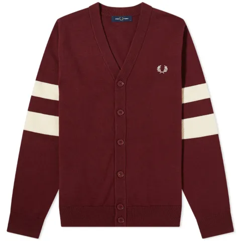 Tipped Sleeve Cardigan