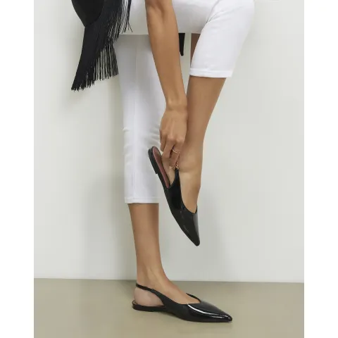 River Island Slingback Patent Pointed Toe Shoes