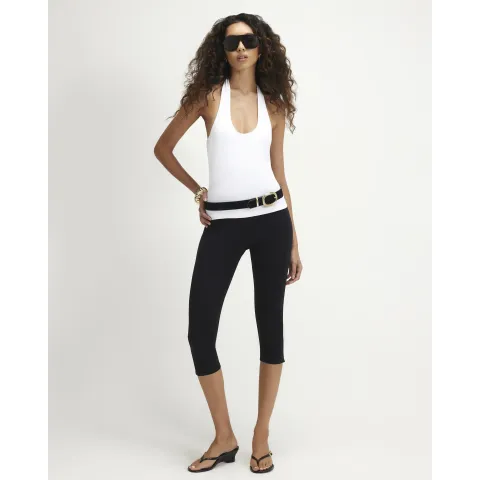 River Island Black Capri Leggings