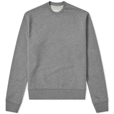 14 Cut Out Elbow Patch Crew Sweat