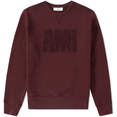 AMI Tonal Logo Crew Sweat