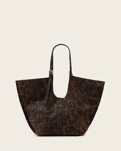 Ara Leopard Print Tote Bag