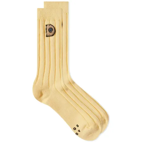 Embroidered Logo Sock