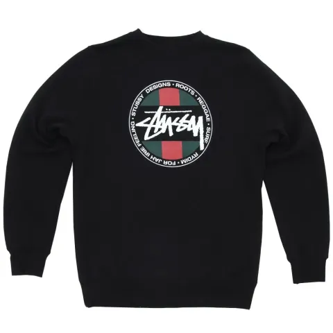 Stripe Dot Crew Fleece