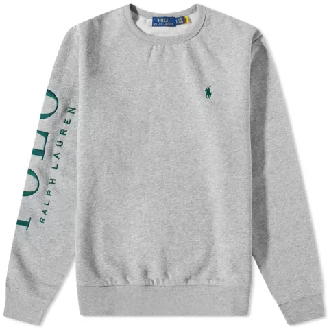 Logo Sleeve Crew Sweat