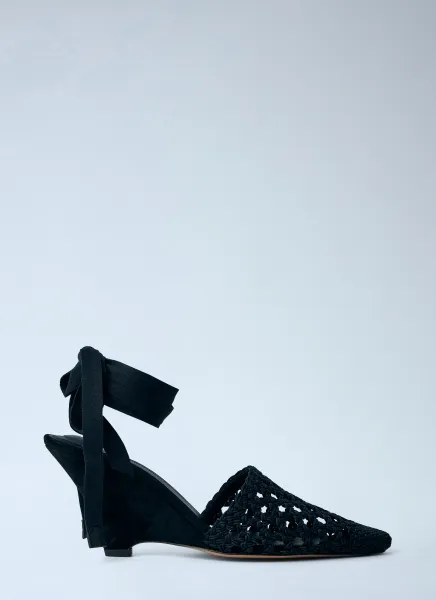 Woven Wedge Sandals