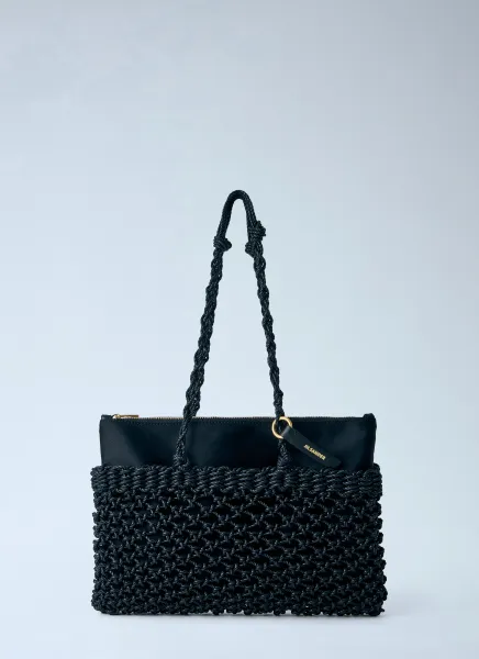 Tangle Net Cord Shoulder Bag