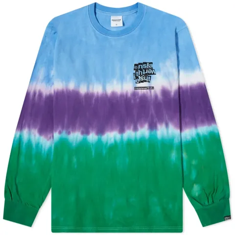 Long Sleeve Tie Dye Stripe T-Shirt