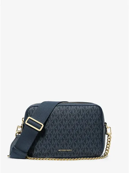 Michael Kors Bryant Medium Signature Logo Camera Crossbody Bag