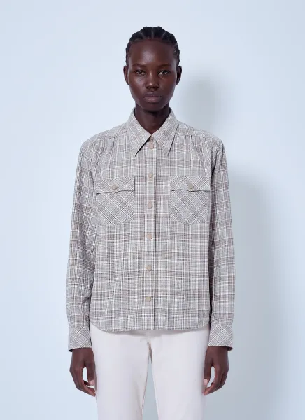 Moncler Grenoble Checked Button-Up Shirt