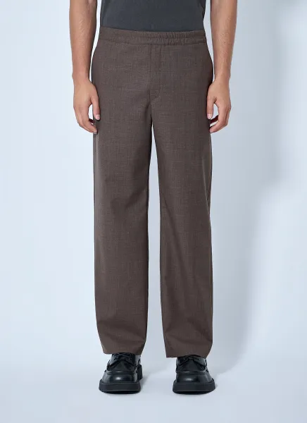 Ari Wool Wide-Leg Pants