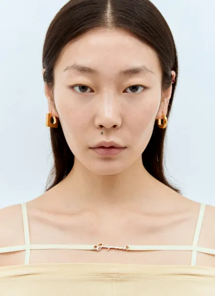 Les Boucles Rond Carre Earrings