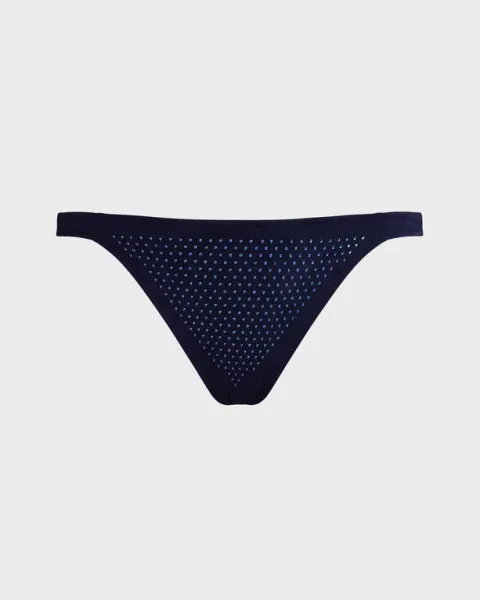 Vilebrequin Women Mini Brief Bikini Bottom Strass