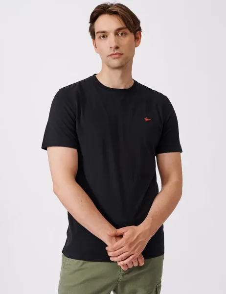 Aubin Pure Cotton T-Shirt Black