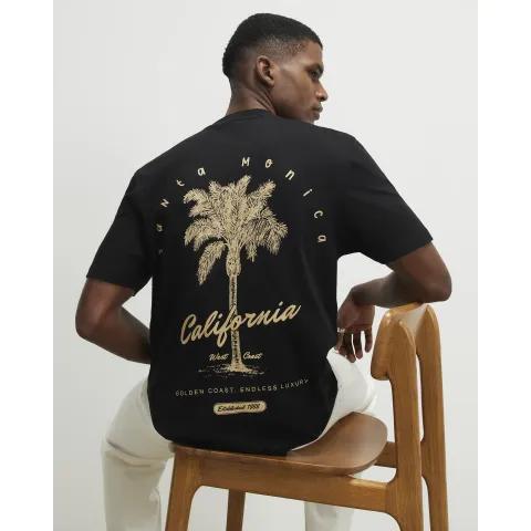 River Island California Palm Tree T-Shirt