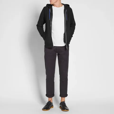 Side Logo Zip Hoody