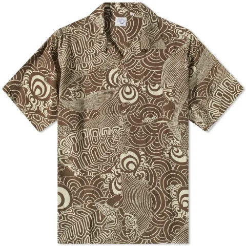 Turtle Print Hawaiian Shirt