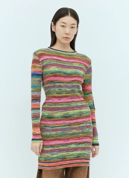 SpaceDye Problemo Holey Knit Mini Dress