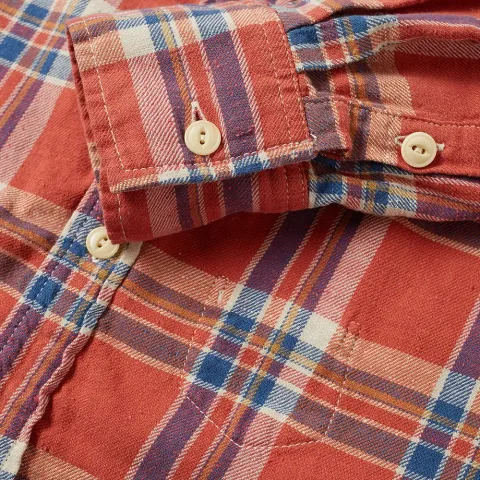 Check Tassel Shirt