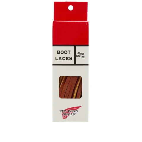 80" Chestnut Leather Laces