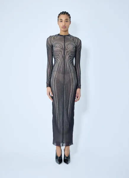 Mesh Maxi Dress