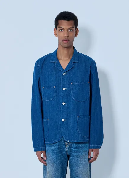 Denim Button-Down Jacket