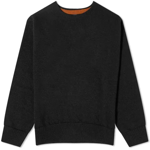 Contrast Stitch Crew Knit