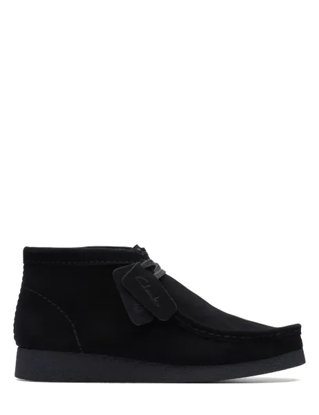 Clarks Leather Casual Boots Black