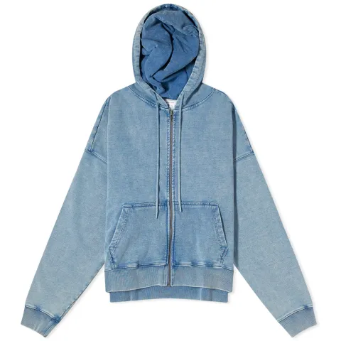 Jeanius Boxy Zip Hoodie