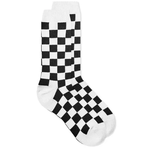 Checkerboard Crew Socks