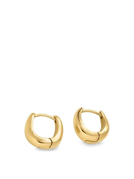 D. Louise Wave Huggie Hoop Earrings