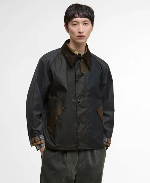 Patchwork Transport Waxed Jacket