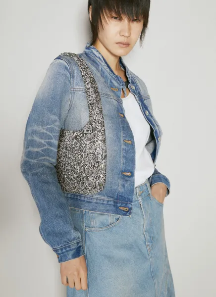 Crystal Mesh Armpit Bag
