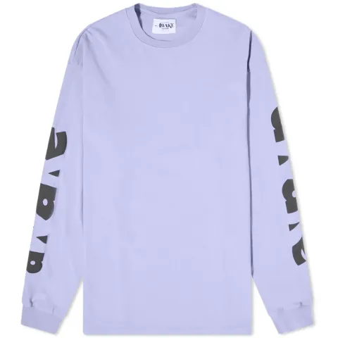 Long Sleeve Block Out Logo T-Shirt