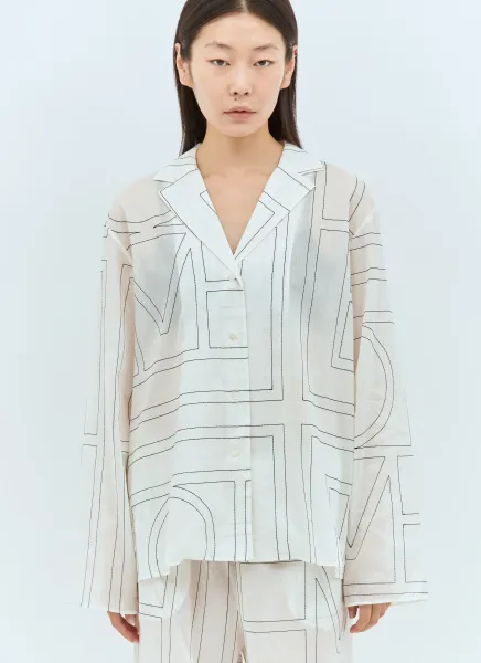 Monogram Pyjama Top