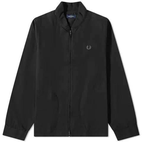 Zip Through Bomber Overshirt