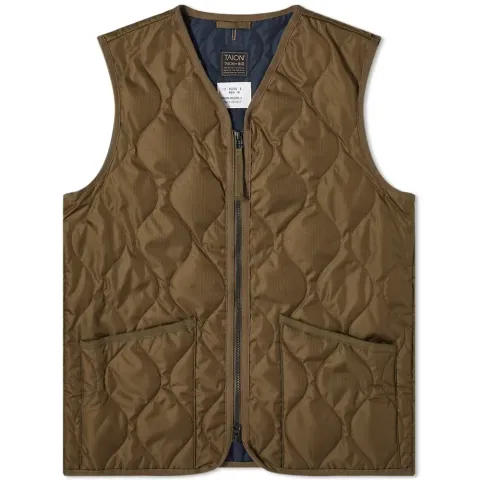Military Zip Down Vest