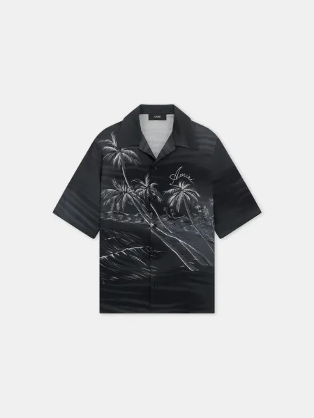 PALMS CAMP SHIRT - Black