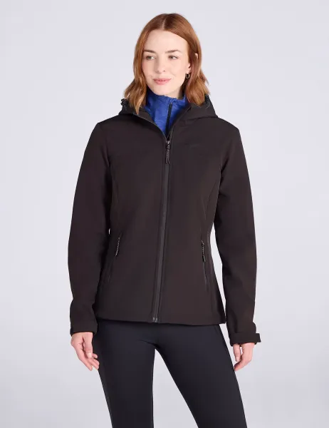 Mountain Warehouse Exodus Water Resistant Softshell Jacket Black